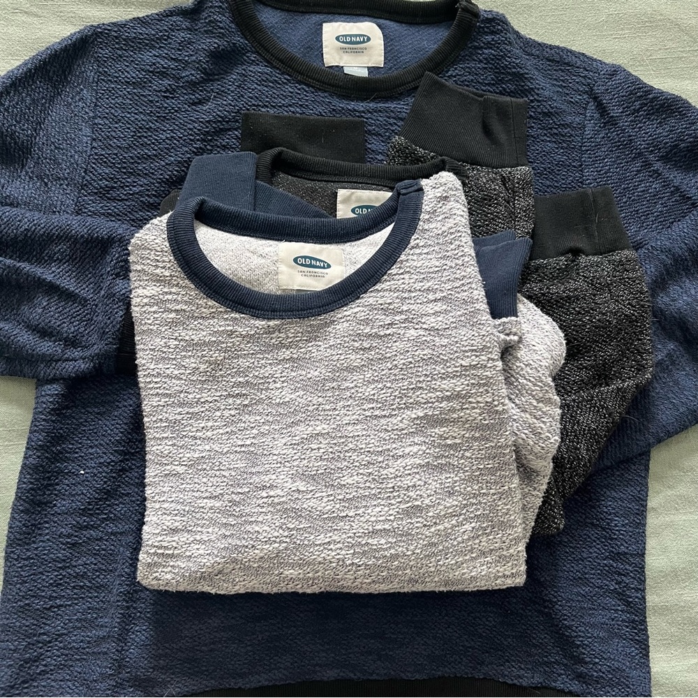 Old Navy Heavyweight Sweater 3-Pack